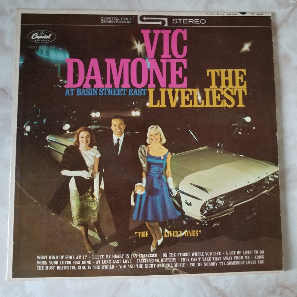 Vic Damone-Liveliest at Basin Street East